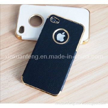 Black PU Leather Case for iPhone
